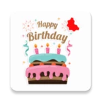 stickers happy birthday android application logo